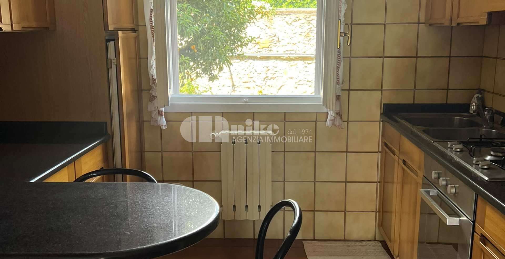 Trilocale con giardino